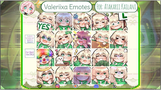 Emotes for @ Atakarii Kailani