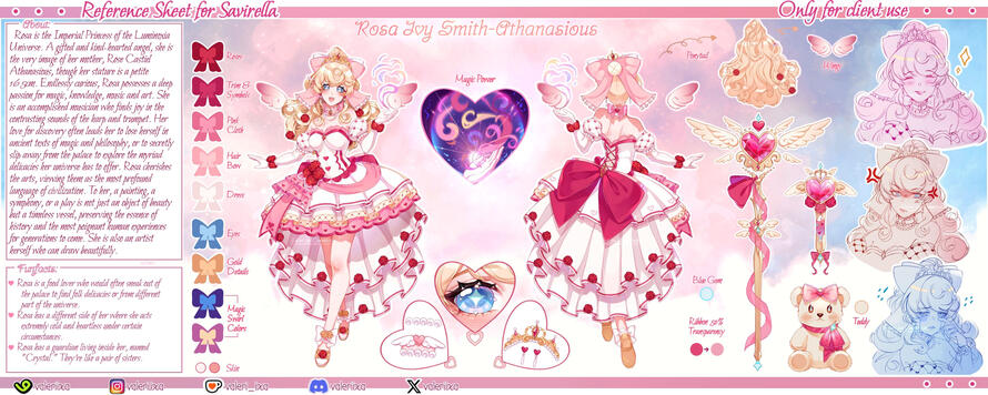 Reference Sheet for @ Savirella
