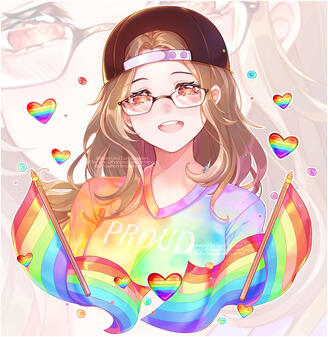 Colored Bust Icon for @ Lone